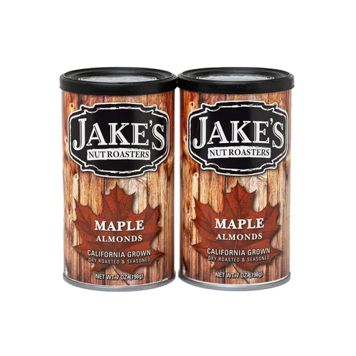Vista 11 de Jake's Nut Roasters - Almendras para barbacoa (paquete de 2) almendras sazonadas tostadas secas enteras - Bocadillo alto en proteínas con sabor a
