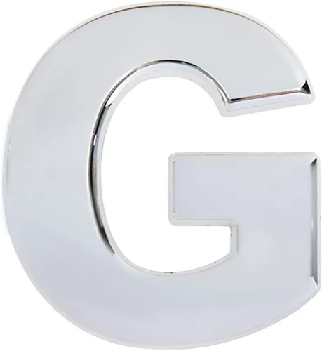 Vista 9 de Modengzhe 3D Metal Emblema de Coche Número 9 Adhesivo Cromado Aleación de Zinc Placa de Automóvil Decal