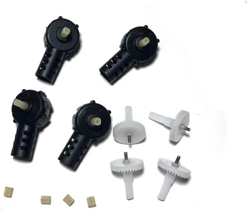Vista 16 de Ajuste para K3 E99 y K3 Pro Rc Drone Quadrotor Piezas de repuesto Motores Base de Motor Hélices Cuchillas Marco Engranajes Brazo Kit de accesorios