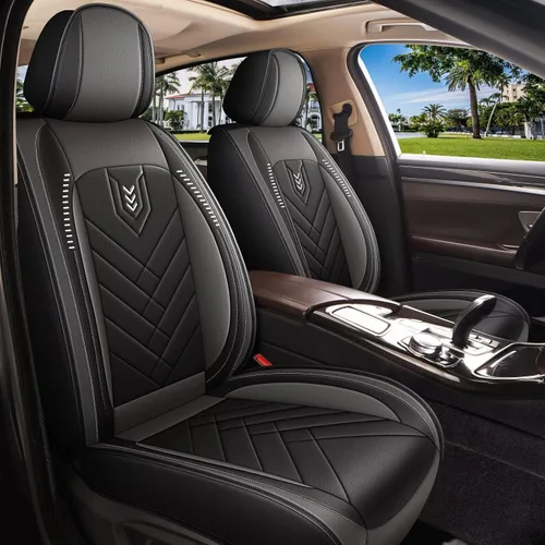 Vista 18 de AOMSAZTO Funda de asiento delantero compatible con GMC Canyon 2015-2025, protector de cojín de asiento de automóvil, fundas de asiento impermeable