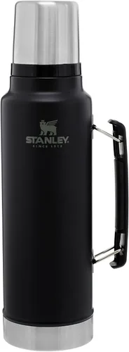 Vista 12 de Stanley Botella clásica legendaria al vacío de 1 cuarto de galón, boca ancha con tapa de taza a prueba de fugas, mantiene las bebidas calientes