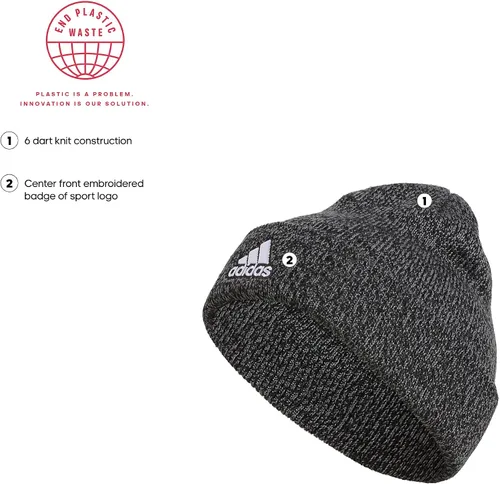 Vista 2 de adidas Mens Team Issue Fold Beanie