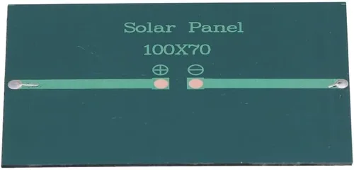 Vista 7 de Módulo de panel solar de 2 piezas de 1W 5V - Células solares de silicio policristalino para generación de energía al aire libre con marco resistente