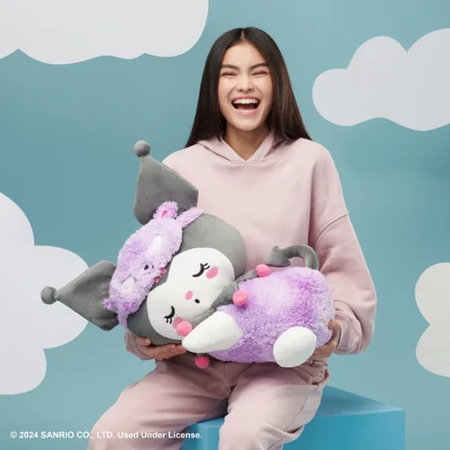 Vista 7 de Hello Kitty y amigos - Peluche durmiente Kuromi de 18 pulgadas