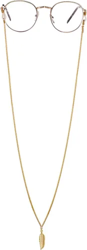 Vista 2 de AllenCOCO Cadena para gafas, correa para lentes de sol para mujer, cadena de oro de 14 quilates, soporte para lentes alrededor del cuello