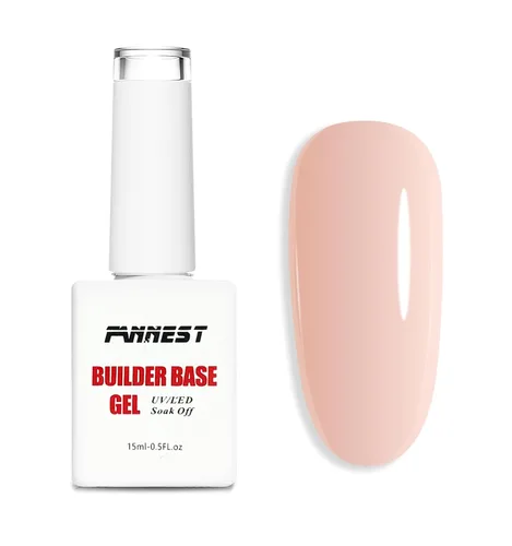 Vista 11 de Kit de Gel Constructor Gel Base de Goma Esmalte de Uñas, 15ml*2pcs (0.51 fl oz x 2 piezas) Para Engrosamiento de Uñas, Extensión de Fortalecimiento