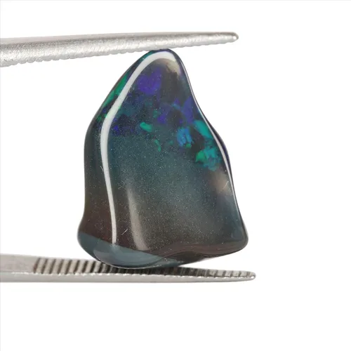 Vista 3 de GEMHUB Piedra de cristal de ópalo de fuego áspero, 5.70 CT. Piedra cruda de cristal de ópalo de fuego etíope natural para la fabricación de joyas