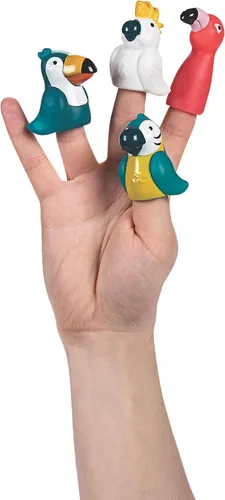 Vista 2 de Fun Express Pretty Birds - Marionetas de dedo - Juguetes - 12 piezas