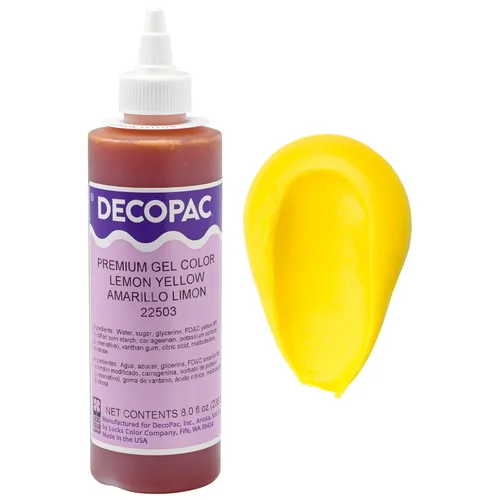 Vista 34 de DecoPac Colorante alimentario de gel prémium Colorante negro para hornear 8 onzas Crema de mantequilla de color, fondant, gel de glaseado