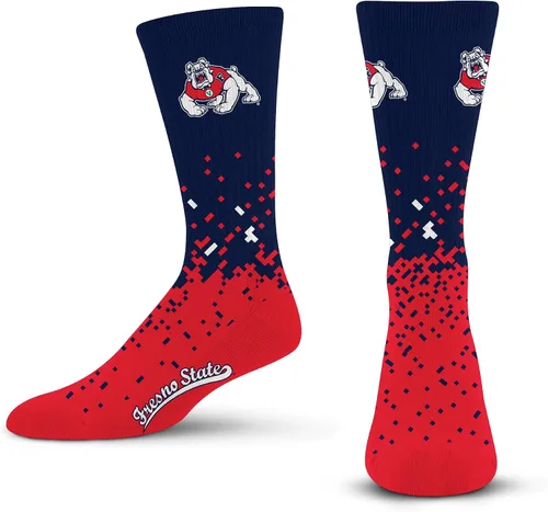 Vista 20 de For Bare Feet Calcetines de la NCAA para niños y niñas, unisex, Spray Zone Crew, para jóvenes