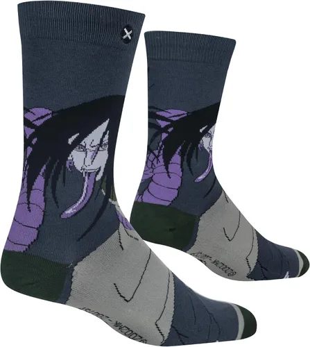 Vista 3 de Odd Sox, Naruto Shippuden, calcetines novedosos de anime para hombre, divertidos dibujos animados