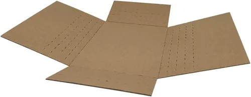 Vista 4 de ROTCH Paquete de 50 sobres corrugados fáciles de plegar de 7.5 x 5.5 x 2 pulgadas, cajas de cartón pequeñas de altura versátil, color blanco