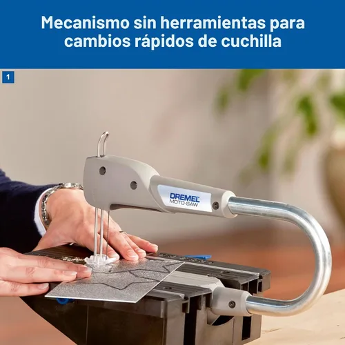 Vista 6 de Dremel Motosierra MS20 – 01 – Compacto de velocidad variable sierra circular Kit
