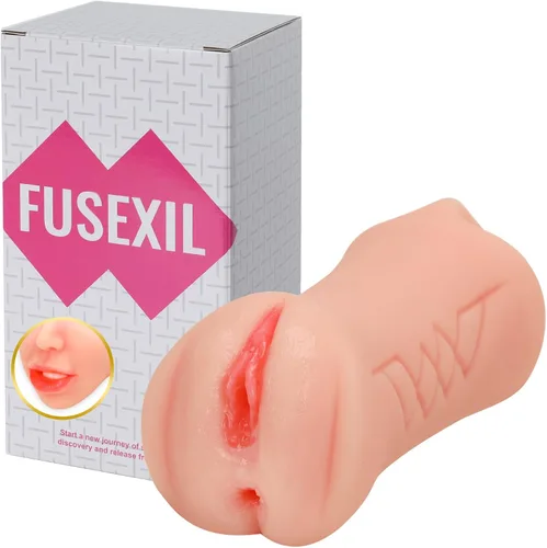 Vista 8 de Masturbador masculino Boca para adultos Juguetes sexuales 3 en 1 Muñeca sexual Hombres Masturbación Marrón