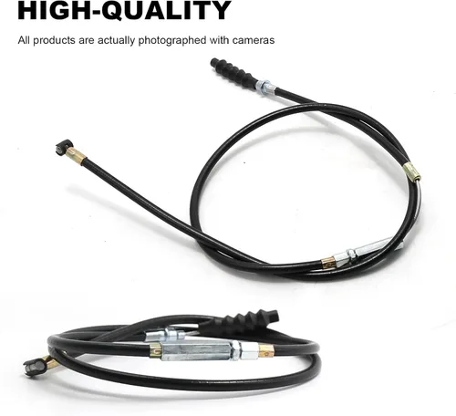Vista 5 de Palanca de embrague plegable de 7/8 con percha y cable de embrague de repuesto para 110/125/140/150cc SSR125 RFZ YZ Ruckus TaoTao DB17/27 Apollo