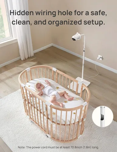 Vista 4 de Dr.Care VistaView Lite RB Smart WiFi Baby Monitor with Floor Stand- 4” 720P
