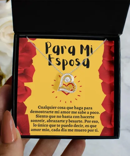 Vista 7 de Regalo para mi esposa Me muero por ti cadena para esposa