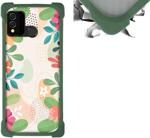 Vista 8 de jioeuinly Funda compatible con ZTE Blade X1 5G Phone Case PC Backplane + cubierta de silicona suave marco XSH