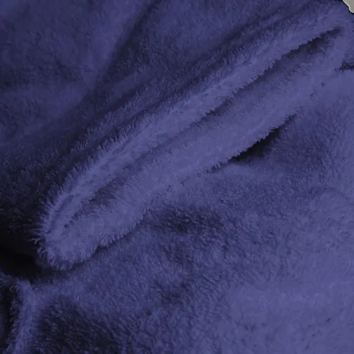 Vista 7 de Superior Traditional Premium Turkish Cotton Lightweight Long Bathrobe with Pockets Bath Robes, Men's Small-Medium, Navy Blue