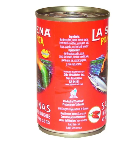 Vista 3 de La Sirena Pica Pica Sardina 5.5 oz - Sardina (paquete de 10)