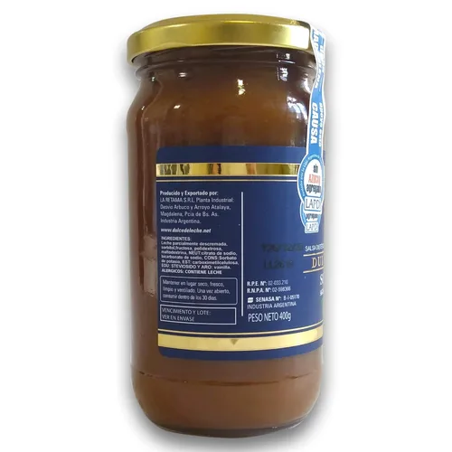 Vista 2 de Dulce de leche Doña magdalena sin azúcar con stevia, sin gluten, hecho tradicional en Argentina.