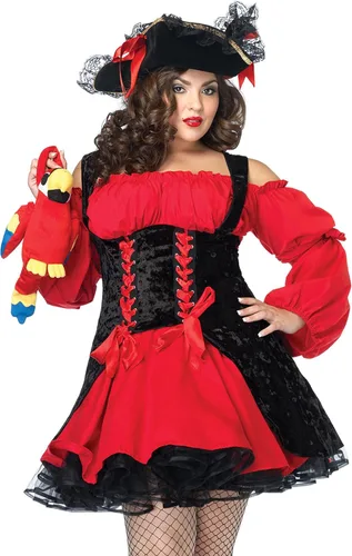 Vista 2 de Leg Avenue Vixen - Disfraz de pirata para mujer