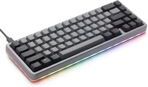 Vista 3 de Drop - Teclado mecánico de alto perfil ALT Teclado para juegos de 65% (67 teclas), interruptores hot-swap, macros programables, retroiluminación