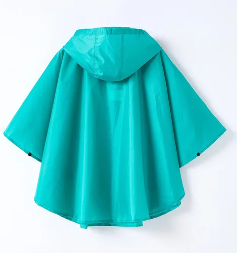 Vista 2 de Spmor Poncho de lluvia con capucha para niños