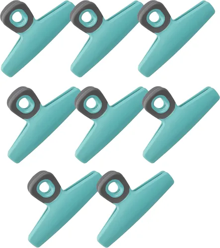 Vista 15 de COOK WITH COLOR Clips para alimentos – Clips anchos y resistentes, clips grandes para bolsas para almacenamiento de alimentos con agarre hermético