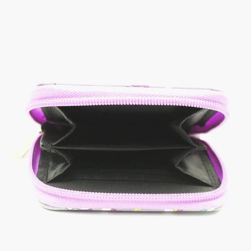 Vista 5 de Monedero lindo de unicornio con cremallera para niñas adolescentes y niñas con borlas, Unicornio, Lindo