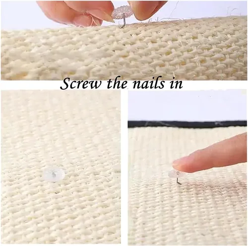 Vista 2 de Protector de sofá de sisal natural para gatos, protector de sofá de sisal natural, protector de muebles, protector de sofá, protector de esquinas