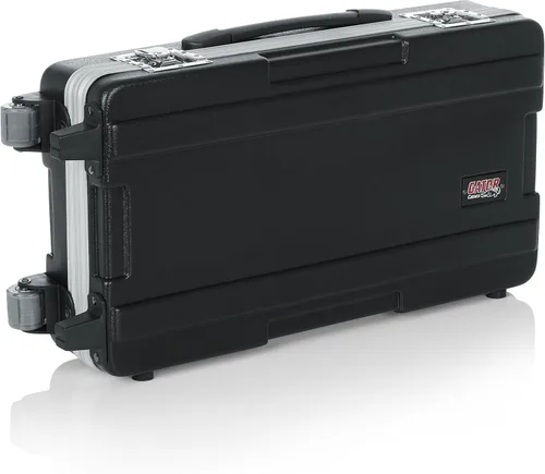 Vista 9 de Gator Cases Moldeado Pop-Up Mixer Case w/Wheels, 12U, 6.5" Profundidad (G-MIX-12 PU)