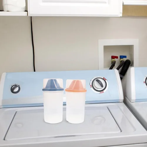Vista 2 de Healifty 2 unids contenedores de plástico botellas loción envases de alimentos de plástico con tapas jabón conveniente subbotella de ducha gel