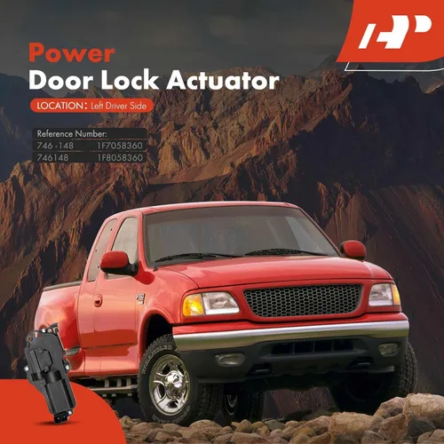 Vista 4 de A-Premium Actuador de cerradura de puerta del conductor compatible con vehículos Ford, Lincoln, Mazda y Mercury - para F-150 F-250 Freestar Mustang