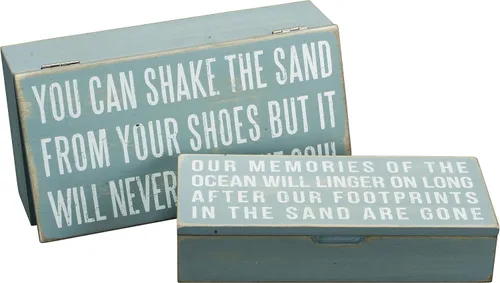 Vista 5 de Primitives by Kathy cartel con frase "I Love You to The Beach and Back