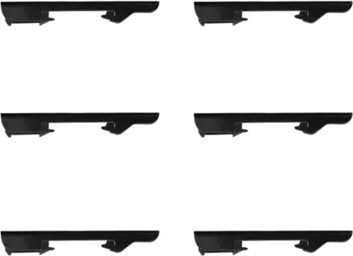 Vista 10 de 20 clips de metal para cortinas con forma de cortinas pesadas de acero inoxidable para cortinas montadas en techo y pared