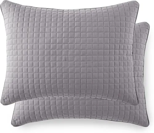 Vista 87 de Fundas Southshore Fine Linens Vilano Springs, para almohada, acolchadas, Microfibra, Pizarra, 20" x 36" 15 - Pizarra