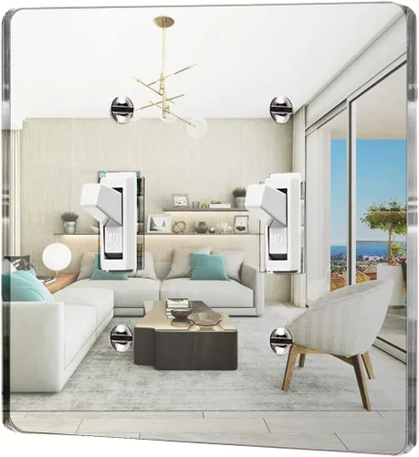 Vista 20 de 1 Pieza Placas de Interruptor de Luz con Espejo, Cubiertas de Salida de Acrílico, Placas de Pared Duraderas, Placas de Interruptor con Espejo