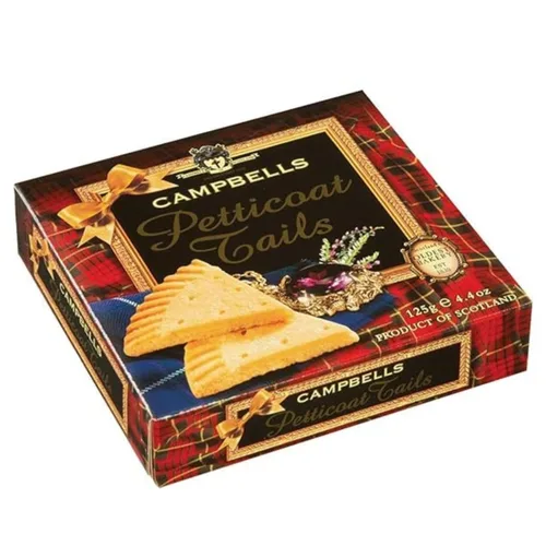Vista 9 de Campbells All Butter Shortbread - Colas de enagua, una deliciosa selección de mantequilla en caja de regalo
