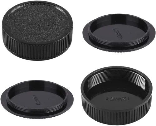 Vista 6 de Tapa del cuerpo de la cámara M42 y cubierta de lente trasera compatible con lente Carl Zeiss JENA Flektogon 1.378 in F2.4, compatible con lente