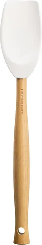 Vista 2 de Le Creuset Silicone Craft Series - Juego de utensilios con vajilla de gres, 5 piezas, blanco
