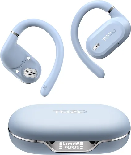 Vista 13 de TOZO Auriculares OpenWear Open Ear con traducción AI en tiempo real más de Negro mate