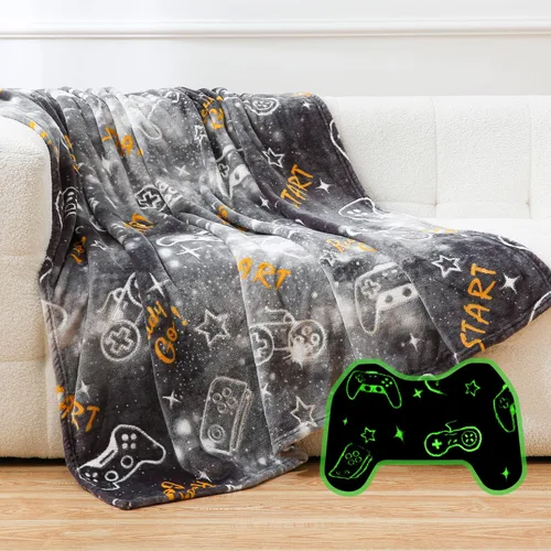 Vista 14 de SOCHOW Manta de Vellón con Diseño de Carro Camión Lindo para Niños y Niñas, Manta de Franela Suave Ligera Acogedora y Cálida para Cama de Niños