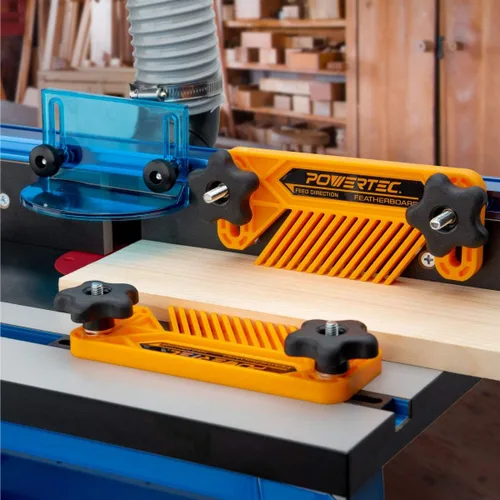 Vista 7 de POWERTEC Tablas de plumas universales y tablas de plumas para valla paquete de accesorios para carpintería (paquete de 2)