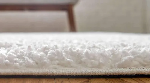 Vista 91 de Unique Loom Colección Davos Shag - Alfombra Lino