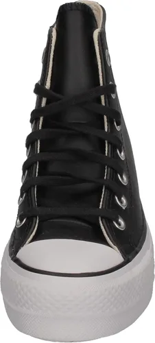 Vista 3 de Converse - Chuck Taylor All Star Tenis de mujer altos de plataforma con diseño de leopardo, NegroNegroBlanco