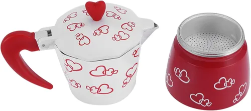 Vista 3 de Zerodis Cafetera de aluminio, cafetera de café reutilizable, cafetera espresso duradera de aluminio, olla de hervidor de agua para el hogar