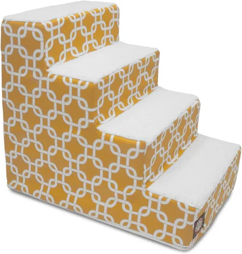 Vista 81 de Majestic Pet - Escaleras portátiles para mascotas suave escalón de espuma de sherpa escalones para perros y gatos rampa para cachorros