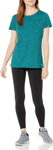 Vista 66 de Amazon Essentials Camiseta de manga corta con cuello redondo para mujer, de secado rápido, para entrenamiento, gimnasio, paquete múltiple