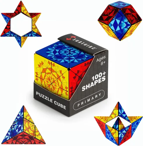 Vista 30 de Shashibo DODECA - Cubo magnético de rompecabezas, juguete para aliviar